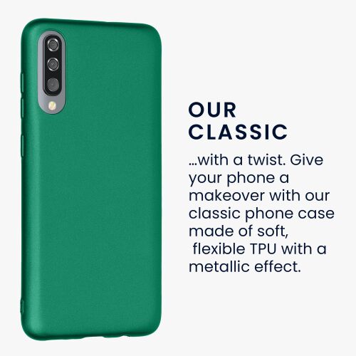 KWmobile Samsung Galaxy A70 green silicone case