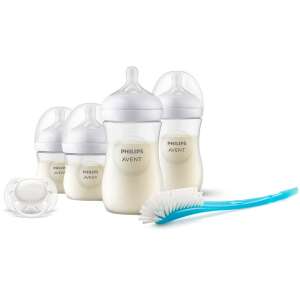 Philips Avent Natural Response újszülött szett 2x 125 ml-es cumisüveggel, 2x 260 ml-es cumisüveggel, 1x Ultrasoft játszócumival, 1x cumisüvegmosó kefével - Baba & Tipegő