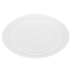 Microwave turntable plate, 24.5cm diameter, glass, replacement part - Large appliance part & accessory
