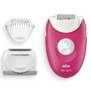 Braun SE3-276 SmartLight Beleuchtung, 2 Geschwindigkeiten, 20 Pinzetten weiß-rosa Epilierer 58317064 - Haarentfernung & Rasur