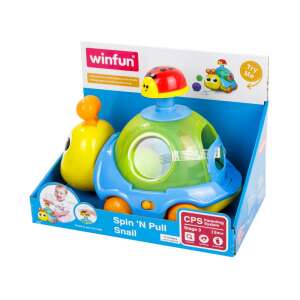 Winfun: Húzható csiga bébijáték 92935022 Fejlesztő játékok babáknak - 6 - 18 hó