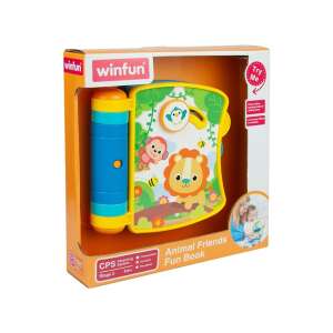 Winfun: Dzsungel barátok mesekönyv bébijáték 93267011 Fejlesztő játékok babáknak - 6 - 18 hó