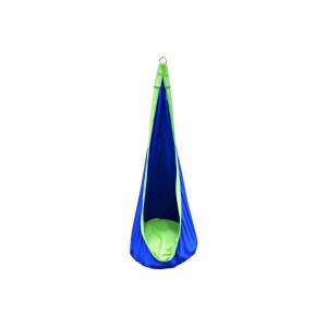 Sátorhinta 70x70x140cm синьо-зелена висяща палатка люлка - Сваляне на цената