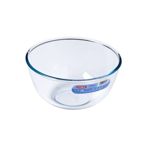 Pyrex Prep&Store 2L keverőtál, Üveg keverőtál, Átlátszó keverőtál, Sütőbe tehető keverőtál, Mikróba tehető keverőtál, Fagyasztóba tehető keverőtál
