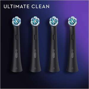 Zamjenske glave za električnu četkicu za zube Oral-B iO Ultimate Clean, 4 komada, crna - Braun