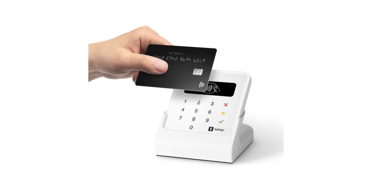 SumUp Air Bank card reader terminal + charging dock