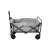 Pepita összecsukható kerti kocsi, szürke, oldalnézet
