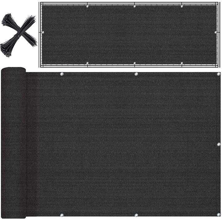Sternhoff Balkónová deka s lanom 1x7m 185g/m² - grafit