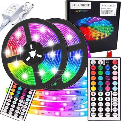 Sternhoff schimbare de culoare RGB LED Strip cu telecomandă 5m #multicolor