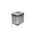 HOME bread maker, side view, stainless steel, digital display