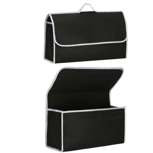 Organizer do bagażnika samochodu, 50x31x16 cm, czarno-szary 51857478