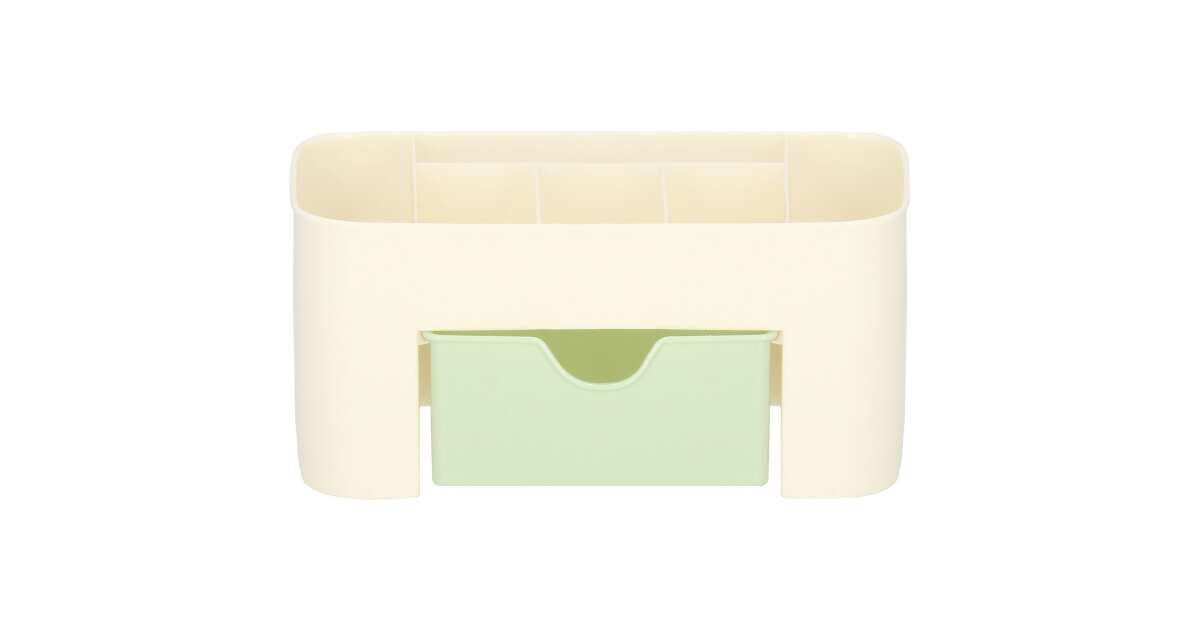 Springos Cosmetic Organizer #cream-green 