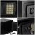 Collage of Springos black digital safe details