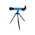 Telescop astronomic albastru Tele-Science pe trepied, perfect pentru copii și începători.