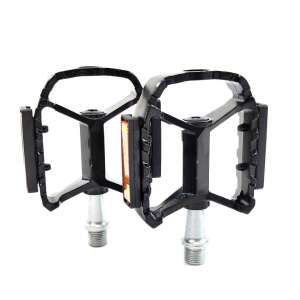 Jet 605 kerékpár pedálok, fekete, tömített csapágyak, CRO-MO tengely, 100x90 - Kerékpár hajtás