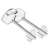 Two keys for Springos beige key safe