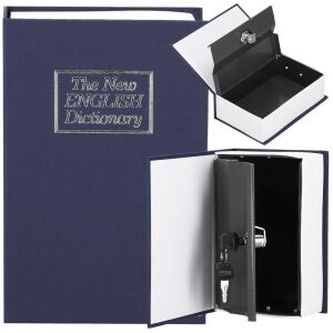 Springos book safe collage, open and closed view - Security Safe