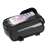 Waterproof bike handlebar bag with phone holder, black, phone in holder