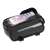 Waterproof bike handlebar bag with phone holder, black, phone in holder