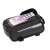 Waterproof bike handlebar bag with phone holder, black, phone in holder