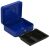 Springos blue cash box open with removable tray