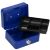 Springos blue cash box open with coin tray