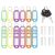 Colorful key tags and keys for Springos key cabinet