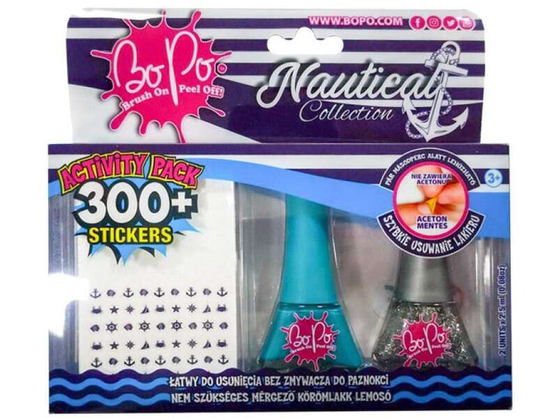 Bo-Po 2 mini lakk + 300 db köröm matrica