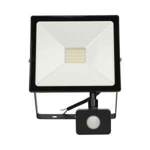 Reflector LED ALLED de 30W cu senzor de mișcare PIR, 2400lm, IP44, 4000K, Aluminiu și Sticlă - Reflectoare și lămpi de lucru