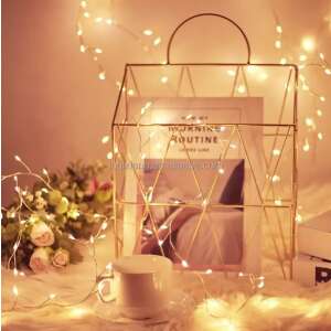 LED jégcsap láncfény 6m 200LED meleg fehér 51859117 - Nonbrand Fényfüzér