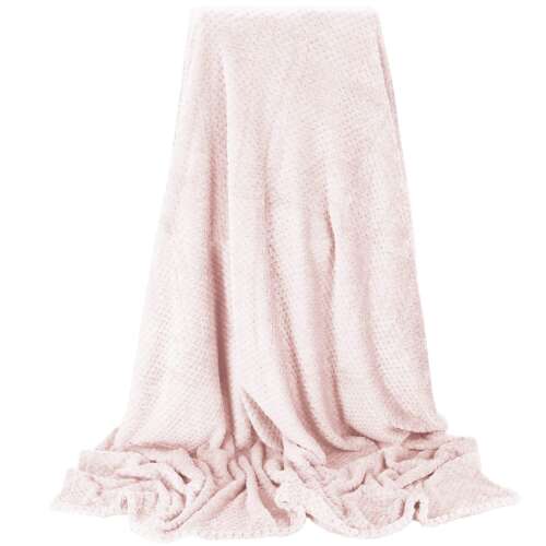 Springos pink blanket, 150x200cm, soft and cozy, perfect for cuddling