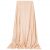 Draped Springos peach plush blanket
