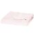 Összehajtott Springos Púderrózsaszín Plüss Takaró 130x180 cm