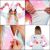 Details of Springos Unicorn Kigurumi Pajama: hood, zipper, tail