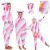 Springos Kigurumi pyjamas #pink-blue 99358603