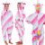 Springos Kigurumi Schlafanzug #pink-blue 99358603