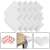 10 Pack Corner Protectors for Furniture, Baby Safety Corner Guards with 3M Adhesive, White