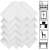 10 Pack Corner Protectors for Furniture, Baby Safety Corner Guards with 3M Adhesive, White