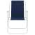 Springos folding chair, blue and white, garden chair, outdoor chair