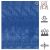 Springos blue waterproof tarp with UV protection and tear resistance icons