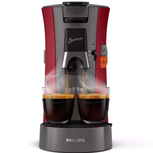 Philips CSA230/91 Senseo Select Párnás Kávéfőző, 1450W, 0,9l, Vörös-Szürke