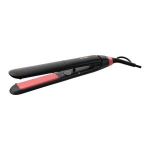 Philips Essential BHS376/00 hair straightener, black and pink, with keratin coated plates - Hair straightener