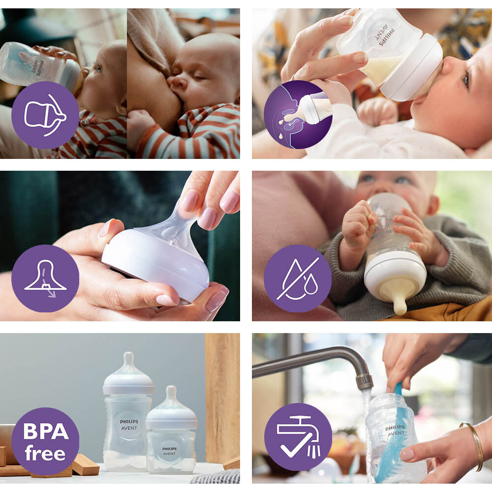 E-shop Philips Avent Natural SCY903/02 Súprava dojčenských fliaš – 260 m...