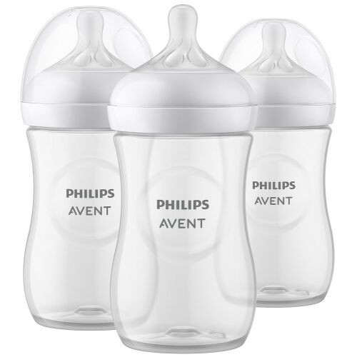 Tri detské fľaše Philips Avent Natural Response 260ml