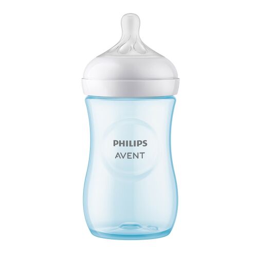 Biberon Philips AVENT Natural Response 260ml, albastru