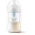 Philips Avent Natural Response 260ml baby bottle with AirFree vent, clear polypropylene, 1 month+