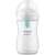 Philips Avent Natural Response 260ml baby bottle with AirFree vent, clear polypropylene, 1 month+