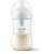 Philips Avent Natural Response 260ml baby bottle with AirFree vent, clear polypropylene, 1 month+