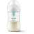 Philips Avent Natural Response 260ml baby bottle with AirFree vent, clear polypropylene, 1 month+