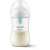 Philips Avent Natural Response 260ml baby bottle with AirFree vent, clear polypropylene, 1 month+